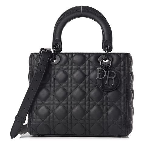 christian dior matte bag|Dior medium black bag.